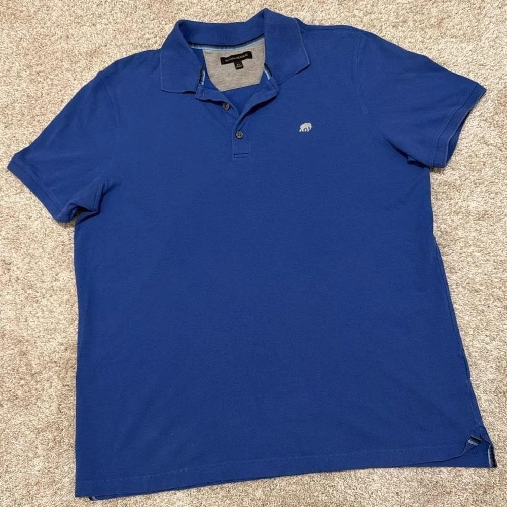 Banana Republic Blue‎ Polo Shirt | Minimal Logo | XL